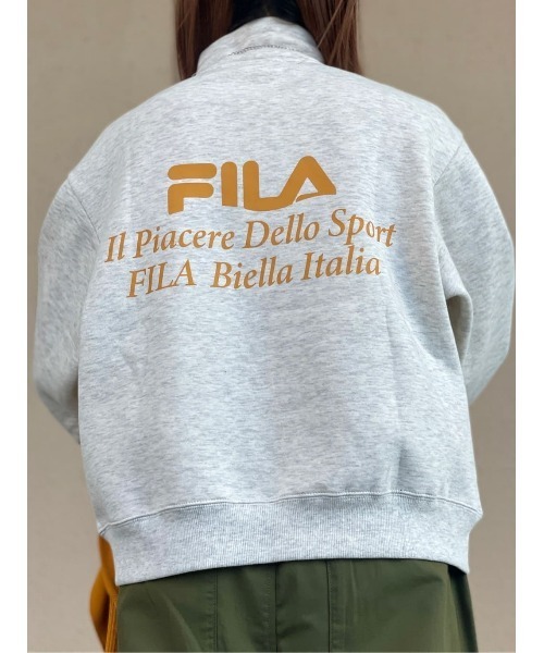 FILA(フィラ)の「【FILA】パイピングスウェット(スウェット・レディース・オフホワイト/グレー/ブラック・M/L)」の14枚目の写真