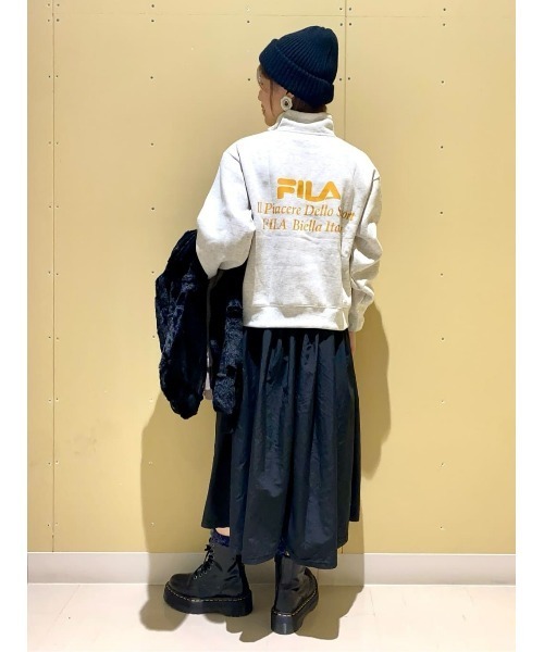 FILA(フィラ)の「【FILA】パイピングスウェット(スウェット・レディース・オフホワイト/グレー/ブラック・M/L)」の21枚目の写真
