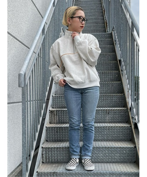 FILA(フィラ)の「【FILA】パイピングスウェット(スウェット・レディース・オフホワイト/グレー/ブラック・M/L)」の22枚目の写真