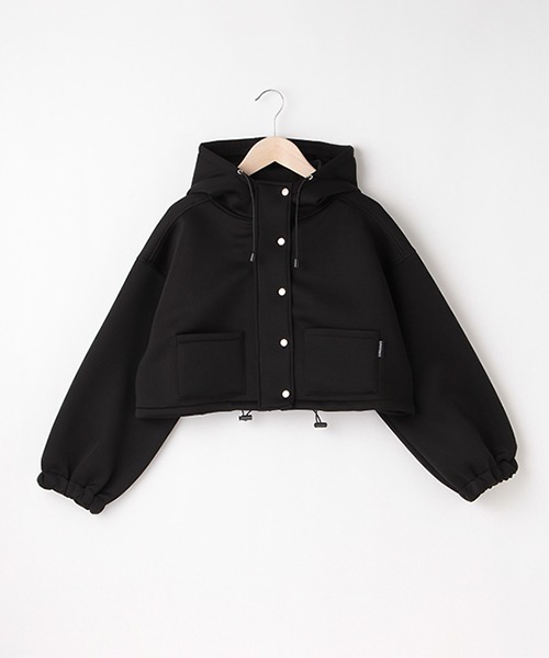 LOVETOXIC（ラブトキシック）の「ダンボールジャケット（ノーカラージャケット・キッズ・ブラック/ブラウン/アイボリー・L/S/M）」の3枚目の写真