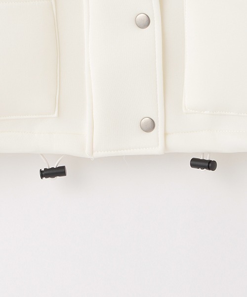 LOVETOXIC（ラブトキシック）の「ダンボールジャケット（ノーカラージャケット・キッズ・ブラック/ブラウン/アイボリー・L/S/M）」の4枚目の写真