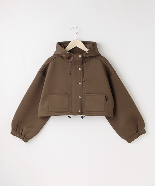 LOVETOXIC（ラブトキシック）の「ダンボールジャケット（ノーカラージャケット・キッズ・ブラック/ブラウン/アイボリー・L/S/M）」の15枚目の写真