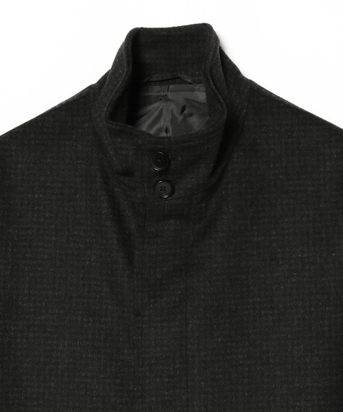 B:MING by BEAMS(ビーミングバイビームス)の「B:MING by BEAMS / 防風 タスマニアウール ブレンド メルトン スタンドカラーコート 22AW(チェスターコート・メンズ・チャコールグレー/ネイビー・MEDIUM/LARGE/X-LARGE/SMALL)」の15枚目の写真