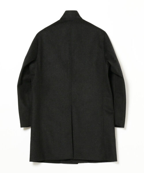 B:MING by BEAMS(ビーミングバイビームス)の「B:MING by BEAMS / 防風 タスマニアウール ブレンド メルトン スタンドカラーコート 22AW(チェスターコート・メンズ・チャコールグレー/ネイビー・MEDIUM/LARGE/X-LARGE/SMALL)」の4枚目の写真