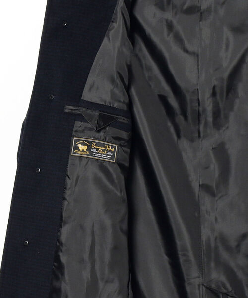 B:MING by BEAMS(ビーミングバイビームス)の「B:MING by BEAMS / 防風 タスマニアウール ブレンド メルトン スタンドカラーコート 22AW(チェスターコート・メンズ・チャコールグレー/ネイビー・MEDIUM/LARGE/X-LARGE/SMALL)」の17枚目の写真