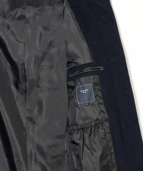 B:MING by BEAMS(ビーミングバイビームス)の「B:MING by BEAMS / 防風 タスマニアウール ブレンド メルトン スタンドカラーコート 22AW(チェスターコート・メンズ・チャコールグレー/ネイビー・MEDIUM/LARGE/X-LARGE/SMALL)」の18枚目の写真