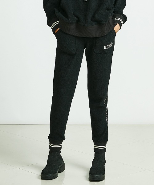 Double Standard Clothing 牛革　グレー カジュアルパンツ DOUBLE STANDARD CLOTHING（ダブルスタンダードクロージング