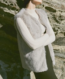 Happy John | fake fur vest/フェイクファーベスト(ベスト)