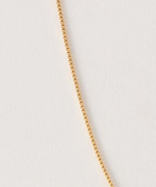 green label relaxing（グリーンレーベルリラクシング）の「ドロップメタル スライドネックレス（ネックレス・レディース・シルバー/ゴールド・FREE）」の4枚目の写真