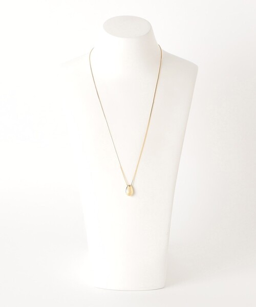 ドロップメタル スライドネックレス（ネックレス）｜green label