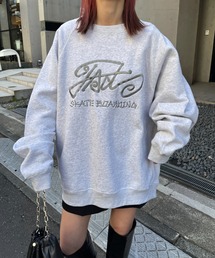 COOPER FACTタギング刺繍クルースウェット