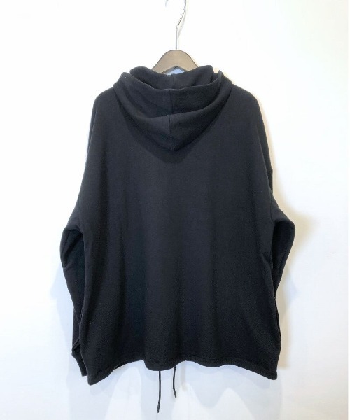 Alil（アリル）の「【Alil】アリル 裏毛 ヘンリー デザイン パーカー プルオーバー 大人カジュアル（パーカー・メンズ・杢グレー/グレイッシュベージュ/ブラック/オフホワイト・MEDIUM/LARGE/SMALL）」の12枚目の写真