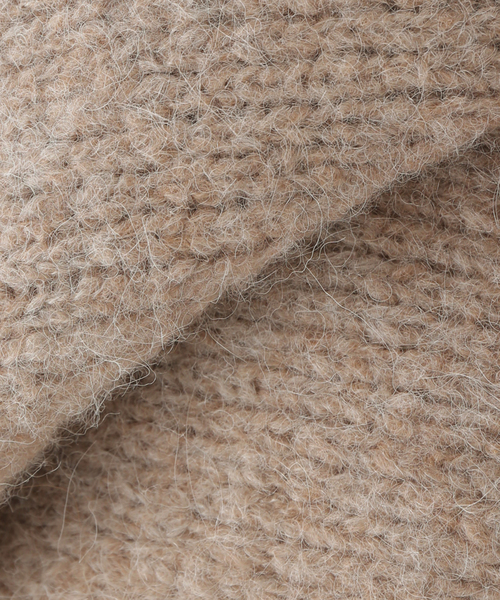 plage（プラージュ）の「アルパカMIXクロップドニット（ニット