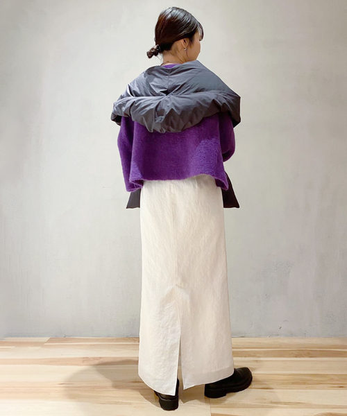 plage（プラージュ）の「アルパカMIXクロップドニット（ニット