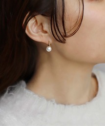 ANEMONE | メタルバー×パールピアス(ピアス(両耳用))