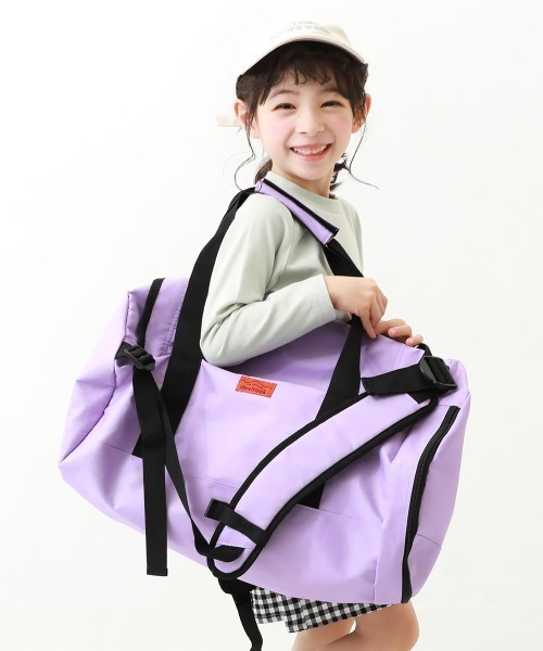 devirock（デビロック）の「親子で使える 3WAY スポーツバッグ(30L)（バックパック/リュック・キッズ・カーキ/ブラック/ラベンダー/その他5/その他6・ONE SIZE）」の3枚目の写真