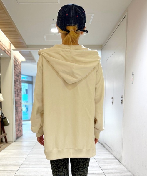 OLD BETTY'S（オールドベティーズ）の「オールドベティーズ【OLD BETTY’S】After Hood Sweat Parka（パーカー・レディース・グリーン/オフホワイト/グレー系その他/グレー・FREE）」の6枚目の写真