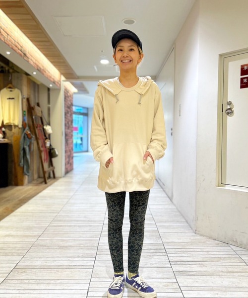 OLD BETTY'S（オールドベティーズ）の「オールドベティーズ【OLD BETTY’S】After Hood Sweat Parka（パーカー・レディース・グリーン/オフホワイト/グレー系その他/グレー・FREE）」の5枚目の写真