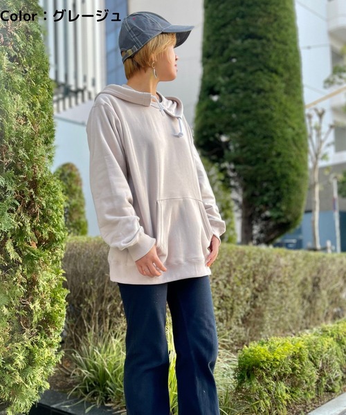 OLD BETTY'S（オールドベティーズ）の「オールドベティーズ【OLD BETTY’S】After Hood Sweat Parka（パーカー・レディース・グリーン/オフホワイト/グレー系その他/グレー・FREE）」の12枚目の写真