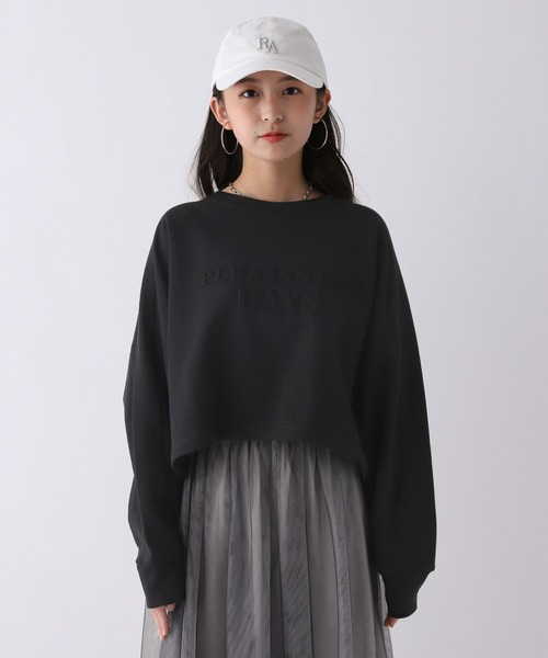 repipi armario（レピピ アルマリオ）の「エンボスロゴスウェット（スウェット・キッズ・ブラック/ホワイト/パープル・SMALL/MEDIUM/LARGE）」の4枚目の写真