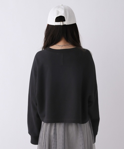 repipi armario（レピピ アルマリオ）の「エンボスロゴスウェット（スウェット・キッズ・ブラック/ホワイト/パープル・SMALL/MEDIUM/LARGE）」の6枚目の写真