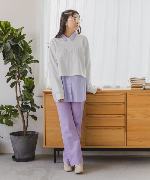 repipi armario（レピピ アルマリオ）の「エンボスロゴスウェット（スウェット・キッズ・ブラック/ホワイト/パープル・SMALL/MEDIUM/LARGE）」の18枚目の写真