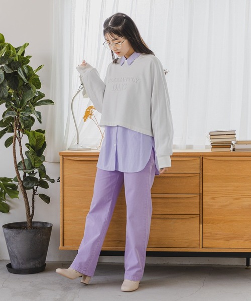 repipi armario（レピピ アルマリオ）の「エンボスロゴスウェット（スウェット・キッズ・ブラック/ホワイト/パープル・SMALL/MEDIUM/LARGE）」の19枚目の写真