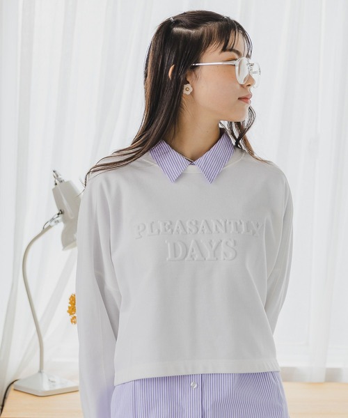 repipi armario（レピピ アルマリオ）の「エンボスロゴスウェット（スウェット・キッズ・ブラック/ホワイト/パープル・SMALL/MEDIUM/LARGE）」の21枚目の写真