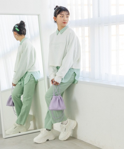 repipi armario（レピピ アルマリオ）の「エンボスロゴスウェット（スウェット・キッズ・ブラック/ホワイト/パープル・SMALL/MEDIUM/LARGE）」の22枚目の写真