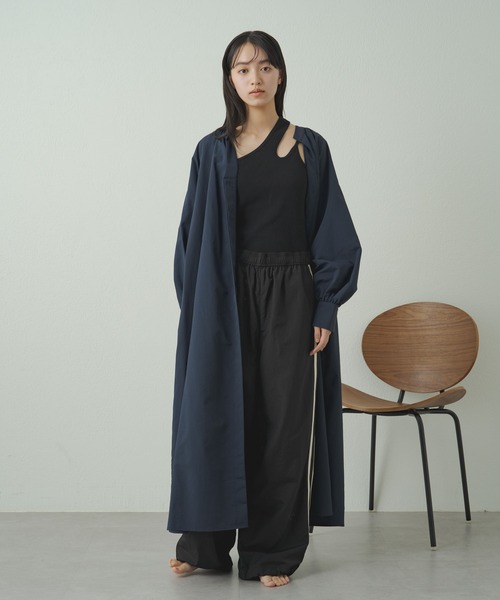 earthy(アーシー)の「【earthy_】ナイロンラインパンツ(その他パンツ・レディース・ベージュ/ブラック・S size/S/M/M size)」の13枚目の写真