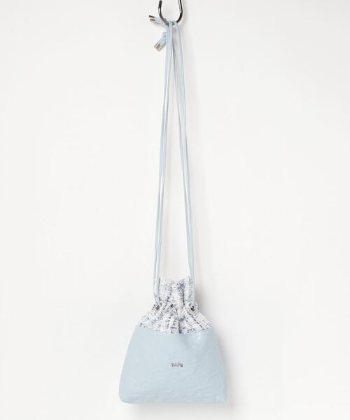 A BATHING APE（アベイシングエイプ）の「SOLID CAMO DRAWSTRING BAG L（ハンドバッグ・レディース・ピンク/イエロー/サックスブルー・FREE）」の12枚目の写真