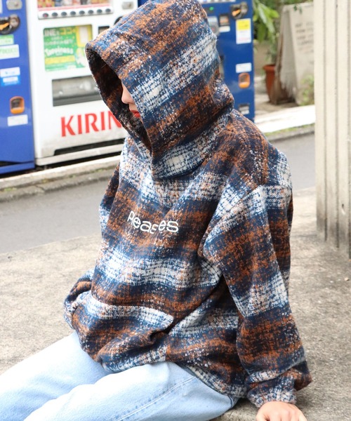 新品　ella _selectshop hoodie poncho フーディ PLEASURES（プレジャー）の「PLEASURES/プレジャーズ Machinist Poncho