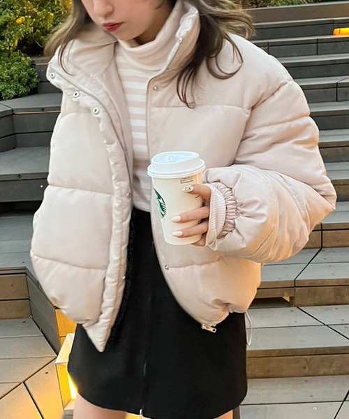 one after another NICE CLAUP(ワンアフターアナザーナイスクラップ)の「NCイニシャルハイネックトップス(Tシャツ/カットソー・レディース・オフホワイト/サックスブルー/ベージュ系その他/ピンク系その他/ブラック系その他・FREE)」の18枚目の写真