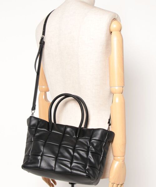 DouDou(ドゥドゥ)の「パッチワークボンディング2WAYトート(トートバッグ・レディース・グリーン/ブラック・FREE)」の21枚目の写真