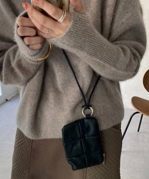 DouDou(ドゥドゥ)の「パッチワークボンディング2WAYトート(トートバッグ・レディース・グリーン/ブラック・FREE)」の18枚目の写真