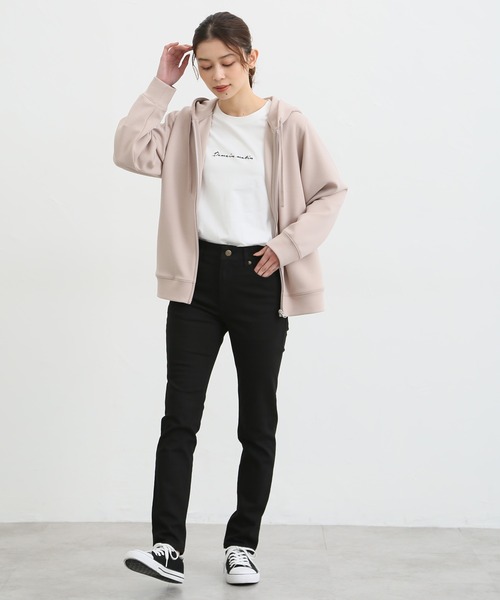 Honeys（ハニーズ）の「スリムデニムスキニー（股下７０ｃｍ）（デニムパンツ・レディース・ワンウォッシュ/ライトインディゴブルー/ブルー/ブラック・S/SS/L/LL/M）」の15枚目の写真