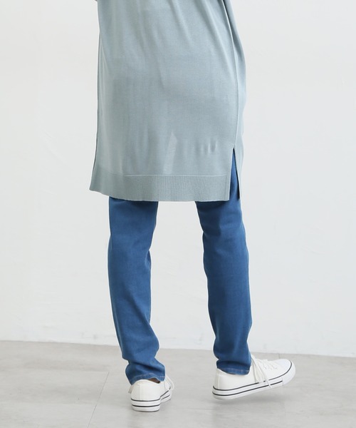 Honeys（ハニーズ）の「スリムデニムスキニー（股下７０ｃｍ）（デニムパンツ・レディース・ワンウォッシュ/ライトインディゴブルー/ブルー/ブラック・S/SS/L/LL/M）」の12枚目の写真