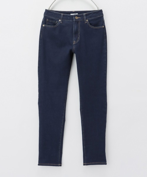 Honeys（ハニーズ）の「スリムデニムスキニー（股下７０ｃｍ）（デニムパンツ・レディース・ワンウォッシュ/ライトインディゴブルー/ブルー/ブラック・S/SS/L/LL/M）」の10枚目の写真