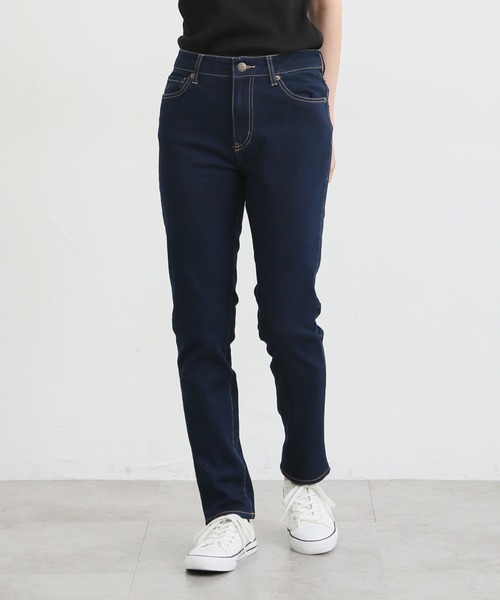 Honeys（ハニーズ）の「スリムデニムスキニー（股下７０ｃｍ）（デニムパンツ・レディース・ワンウォッシュ/ライトインディゴブルー/ブルー/ブラック・S/SS/L/LL/M）」の7枚目の写真