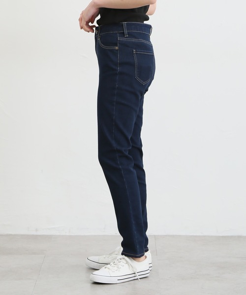 Honeys（ハニーズ）の「スリムデニムスキニー（股下７０ｃｍ）（デニムパンツ・レディース・ワンウォッシュ/ライトインディゴブルー/ブルー/ブラック・S/SS/L/LL/M）」の14枚目の写真