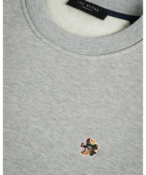 Ted Baker（テッドベーカー）の「HATTON オーガニックコットン スウェットシャツ（スウェット・メンズ・ライトグレー・2/5/3/4）」の4枚目の写真