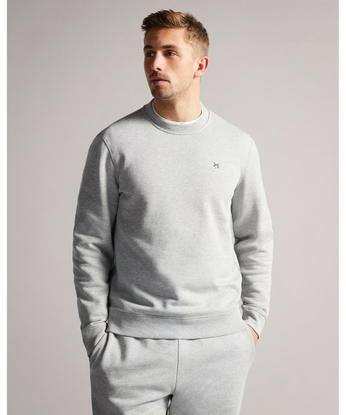 Ted Baker（テッドベーカー）の「HATTON オーガニックコットン スウェットシャツ（スウェット・メンズ・ライトグレー・2/5/3/4）」の9枚目の写真