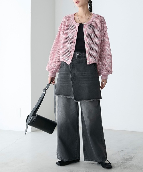 SLOWH HANDS カーディガンベスト 楽天市場】【30％OFF】SLOW HANDS（スローハンズ） ベジタブル