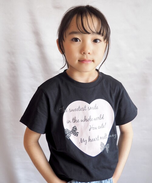SHOO・LA・RUE（シューラルー）の「◆【110-140cm】GIRLアソートプリントTシャツ（Tシャツ/カットソー・キッズ・アイボリー/ブラック/ライトグリーン/ライトパープル・11/12/13/14）」の13枚目の写真