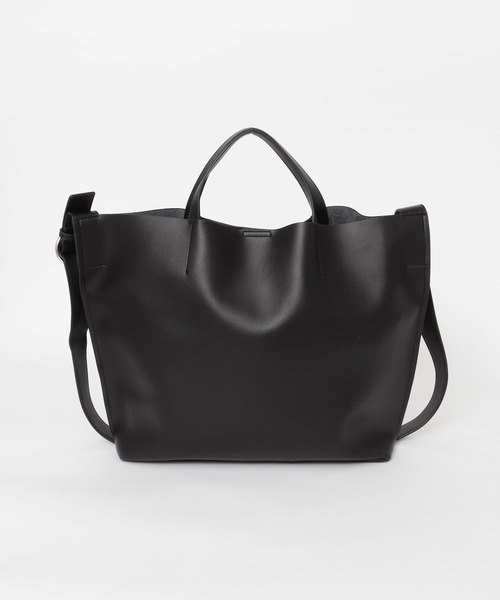 KBF（ケイビーエフ）の「ソフトイージーBAG（トートバッグ・レディース・ブラック/アイボリー・ONE）」の13枚目の写真