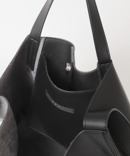 KBF（ケイビーエフ）の「ソフトイージーBAG（トートバッグ・レディース・ブラック/アイボリー・ONE）」の17枚目の写真