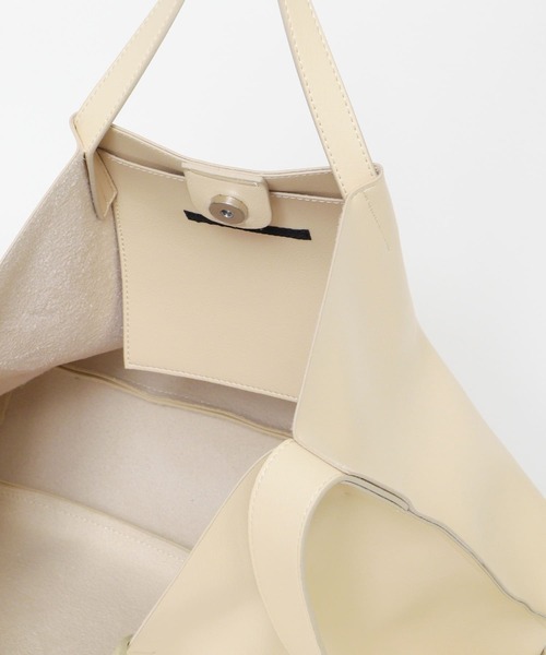 KBF（ケイビーエフ）の「ソフトイージーBAG（トートバッグ・レディース・ブラック/アイボリー・ONE）」の18枚目の写真