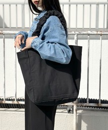 LVEU. | 【ZOZOTOWN限定】Ruffle handle canvas bag / ラッフルハンドルキャンバスバッグ(トートバッグ)