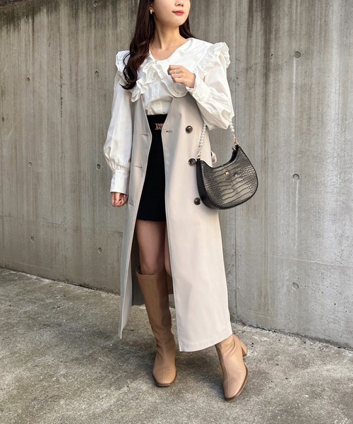 one after another NICE CLAUP(ワンアフターアナザーナイスクラップ)の「オリジナルベルト/ミニスカート 20223SS(スカート・レディース・アイボリー/ブラック/ピンク/ネイビー・FREE)」の20枚目の写真