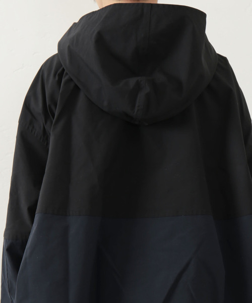 JOURNAL STANDARD LUXE（ジャーナルスタンダード　ラックス）の「メモリータフタ フードブルゾン（ブルゾン・レディース・ブラック/カーキ・SMALL/MEDIUM）」の17枚目の写真